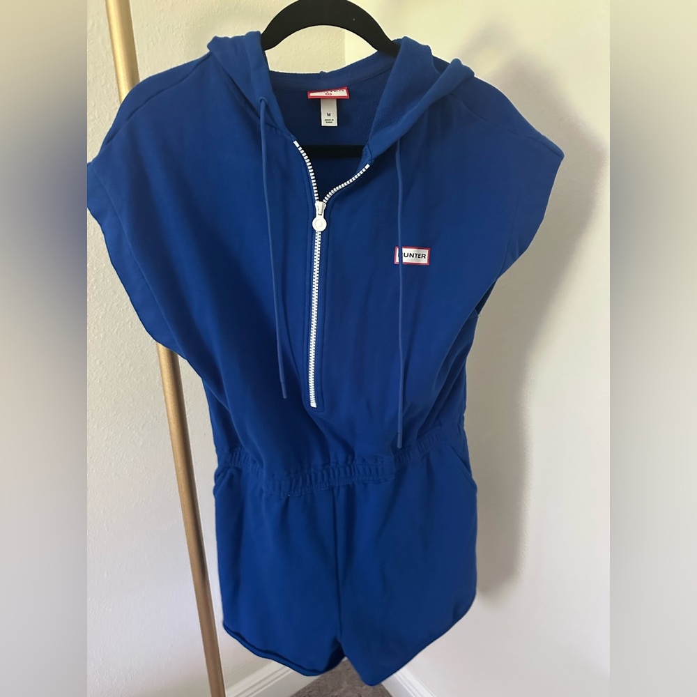 Hunter X Target Blue Hooded Romper
